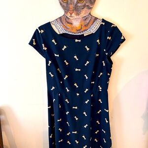 Tea length ice cream Sunday dress